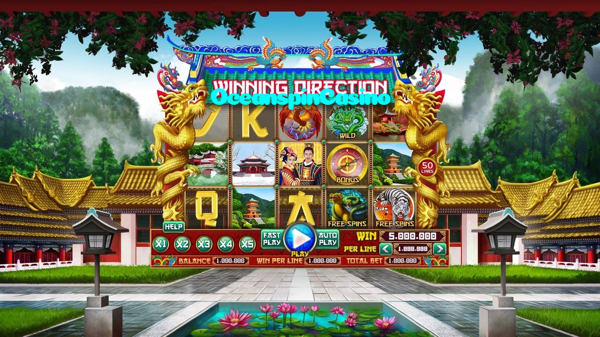 OceanspinCasino casino presented on mobile device in Pakistan with slots and live games